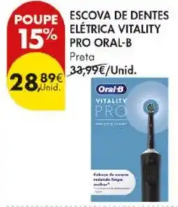 Pingo Doce escova de dentes elétrica vitality pro oral-b promoção