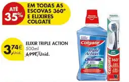 Pingo Doce Elixir triple action colgate promoção