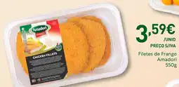 Recheio Filetes de Frango Amadori promoção