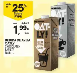 Continente Bebida de aveia oatly promoção