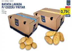 Makro Batata lavada p/cozer/fritar promoção