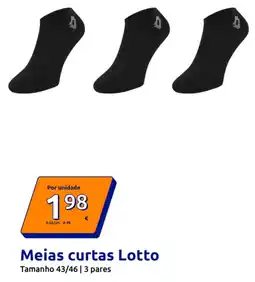 Action Meias curtas Lotto promoção