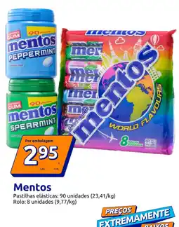 Action Mentos pastilhas elásticas promoção