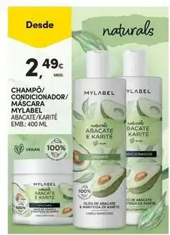 Continente Bom dia Mylabel - champô/ condicionador/ mascara promoção