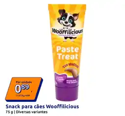 Action Snack para cães Wooffilicious promoção