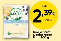 Froiz Queijo Terra Nostra fatias light promoção