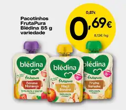 Froiz Pacotinhos frutapura blédina variedade promoção