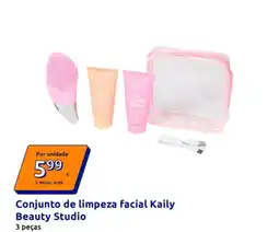 Action Conjunto de limpeza facial Kaily Beauty Studio promoção