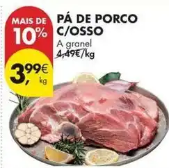 Pingo Doce A+ - pà de porco c/osso promoção