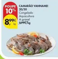 Pingo Doce A+ - camarão vannamei 20/30 promoção