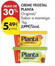 Pingo Doce Planta - creme vegetal promoção