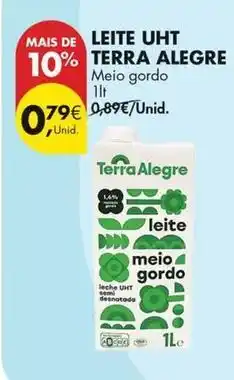 Pingo Doce Terra nostra - leite uht promoção