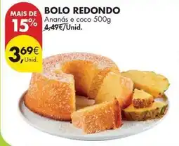 Pingo Doce Bolo redondo promoção