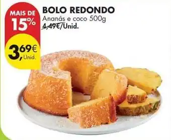 Pingo Doce Bolo redondo promoção