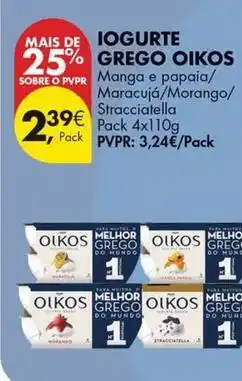 Pingo Doce Oikos - iogurte grego promoção