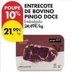 Pingo Doce Pingo doce - entrecote de bovino promoção