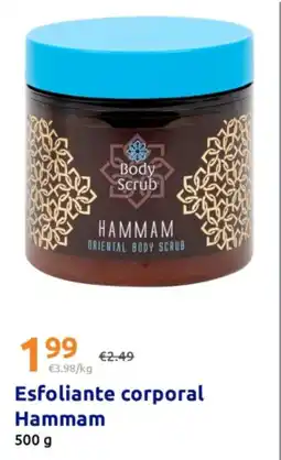 Action Esfoliante corporal hammam promoção