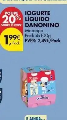 Pingo Doce Danonino - iogurte líquido promoção
