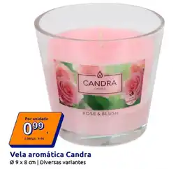 Action Vela aromática Candra promoção