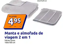 Action Manta e almofada de viagem 2 em 1 promoção