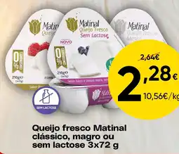Froiz Queijo fresco Matinal promoção