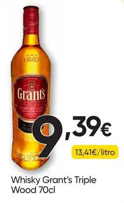 Froiz Whisky Grant's Triple Wood promoção