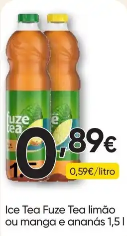 Froiz Ice Tea Fuze Tea limão ou manga e ananás promoção