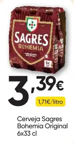 Froiz Cerveja Sagres Bohemia Original promoção