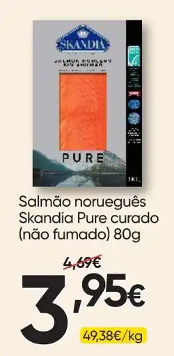 Froiz Salmão norueguês Skandia Pure curado promoção