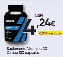 Froiz Suplemento Vitamina D3 Zumub 120 cápsulas promoção