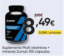 Froiz Suplemento Multi vitaminas + minerais Zumub promoção
