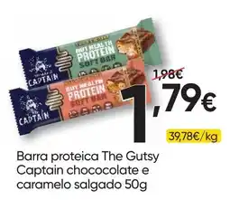 Froiz Barra proteica the gutsy captain chocolate e caramelo salgado promoção