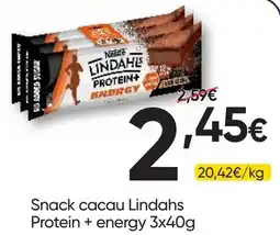 Froiz Snack cacau Lindahs promoção