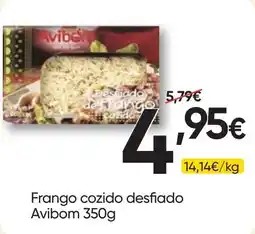 Froiz Frango cozido desfiado Avibom promoção