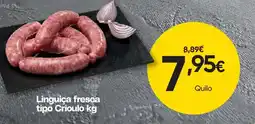 Froiz Linguiça fresca tipo Crioulo promoção