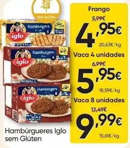Froiz Hambúrgueres Iglo sem Glúten promoção