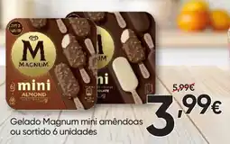 Froiz Gelado Magnum mini amêndoas promoção