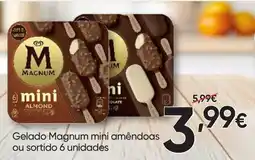 Froiz Gelado magnum mini amêndoas promoção