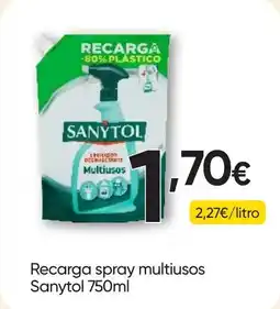 Froiz Recarga spray multiusos sanytol promoção