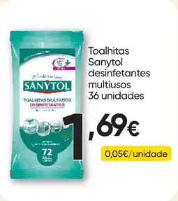 Froiz Toalhitas sanytol desinfetantes multiusos promoção