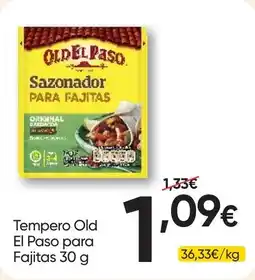 Froiz Tempero old el paso para fajitas promoção