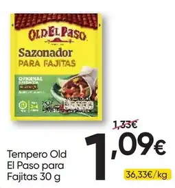 Froiz Tempero old el paso para fajitas promoção