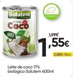 Froiz Leite de coco 17% biológico salutem promoção