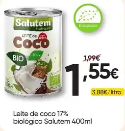 Froiz Leite de coco 17% biológico Salutem promoção