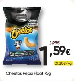 Froiz Cheetos Pepsi Float promoção