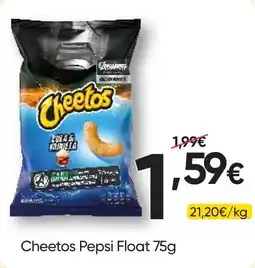 Froiz Cheetos Pepsi Float promoção