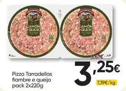 Froiz Pizza tarradellas fiambre e queijo promoção