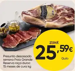 Froiz Presunto desossado serrano froiz grande promoção