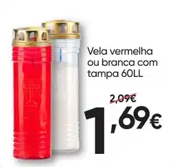 Froiz Vela vermelha ou branca com tampa 60LL promoção