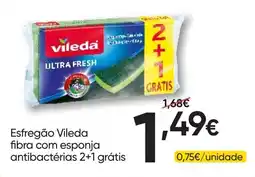 Froiz Esfergão vileda fibra com esponja antibactérias promoção